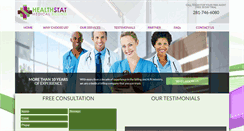 Desktop Screenshot of healthstatmedicalbilling.com